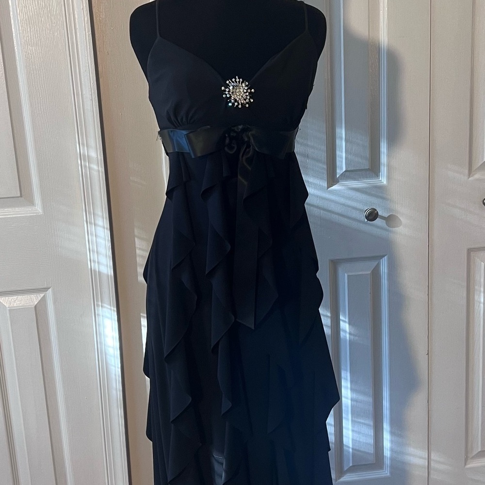 Cache Black High Low Sundress